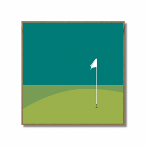 Golf Card - Flag